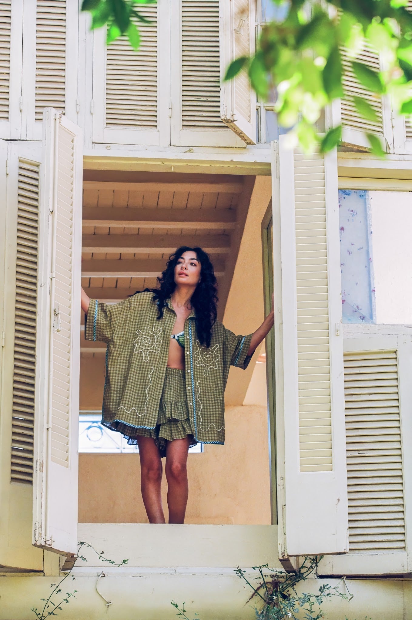 Kinga Csilla | Hulia Check Token Shirt