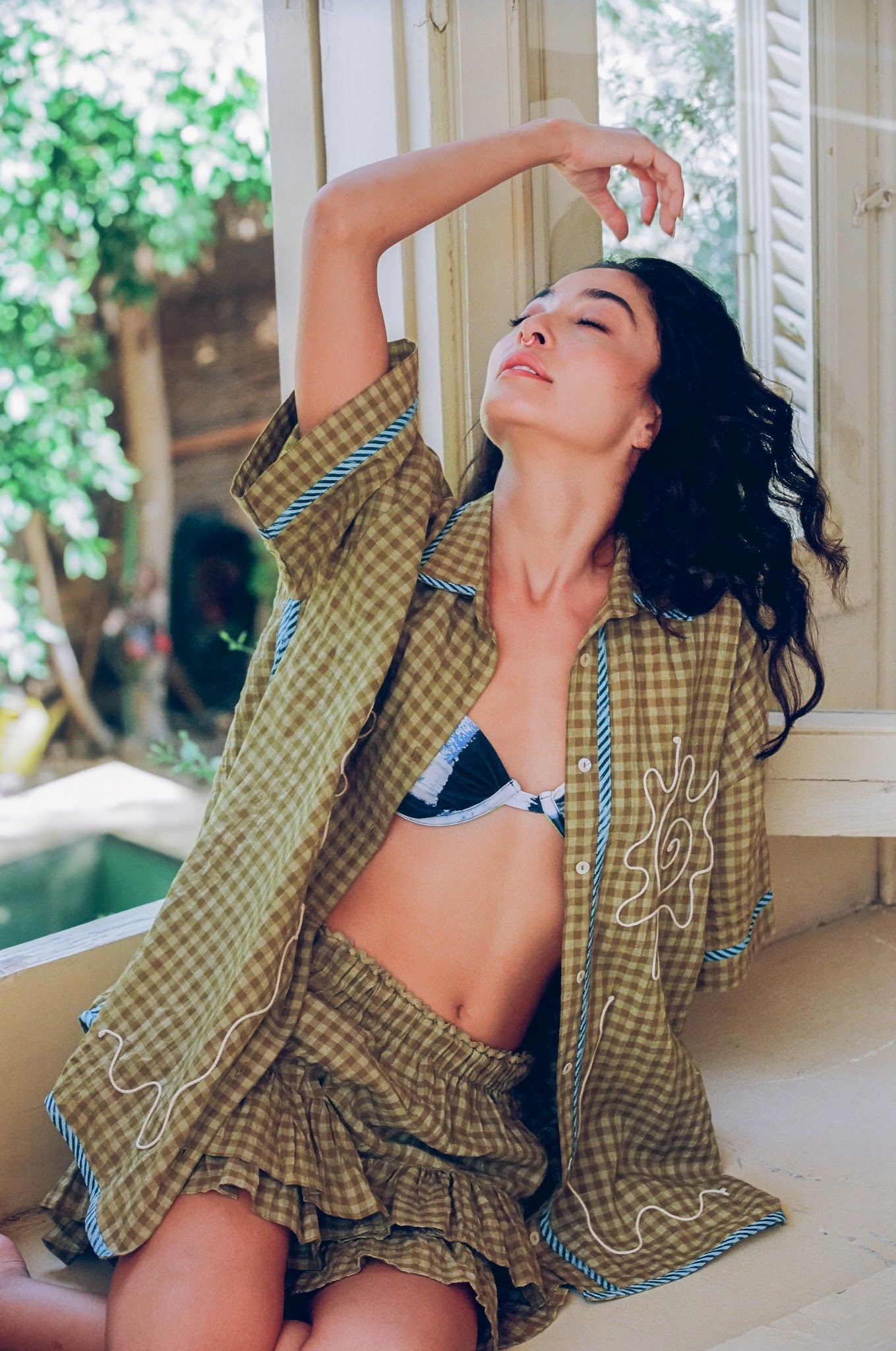 Kinga Csilla | Hulia Check Token Shirt