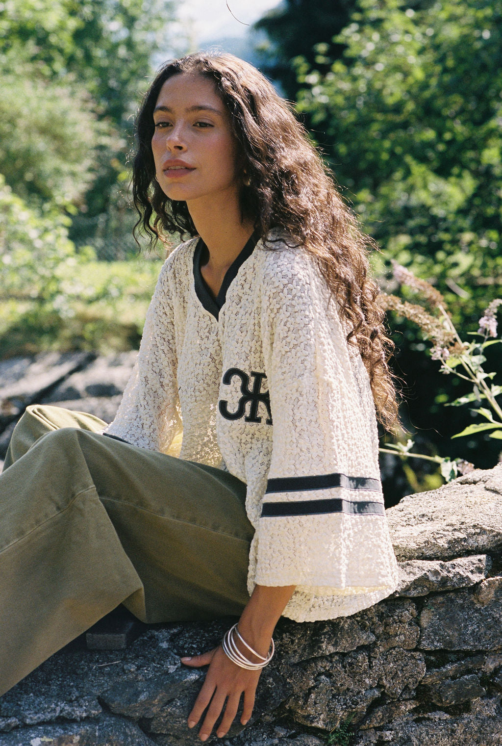 Kinga Csilla | Tarot Lace Onyx Tee