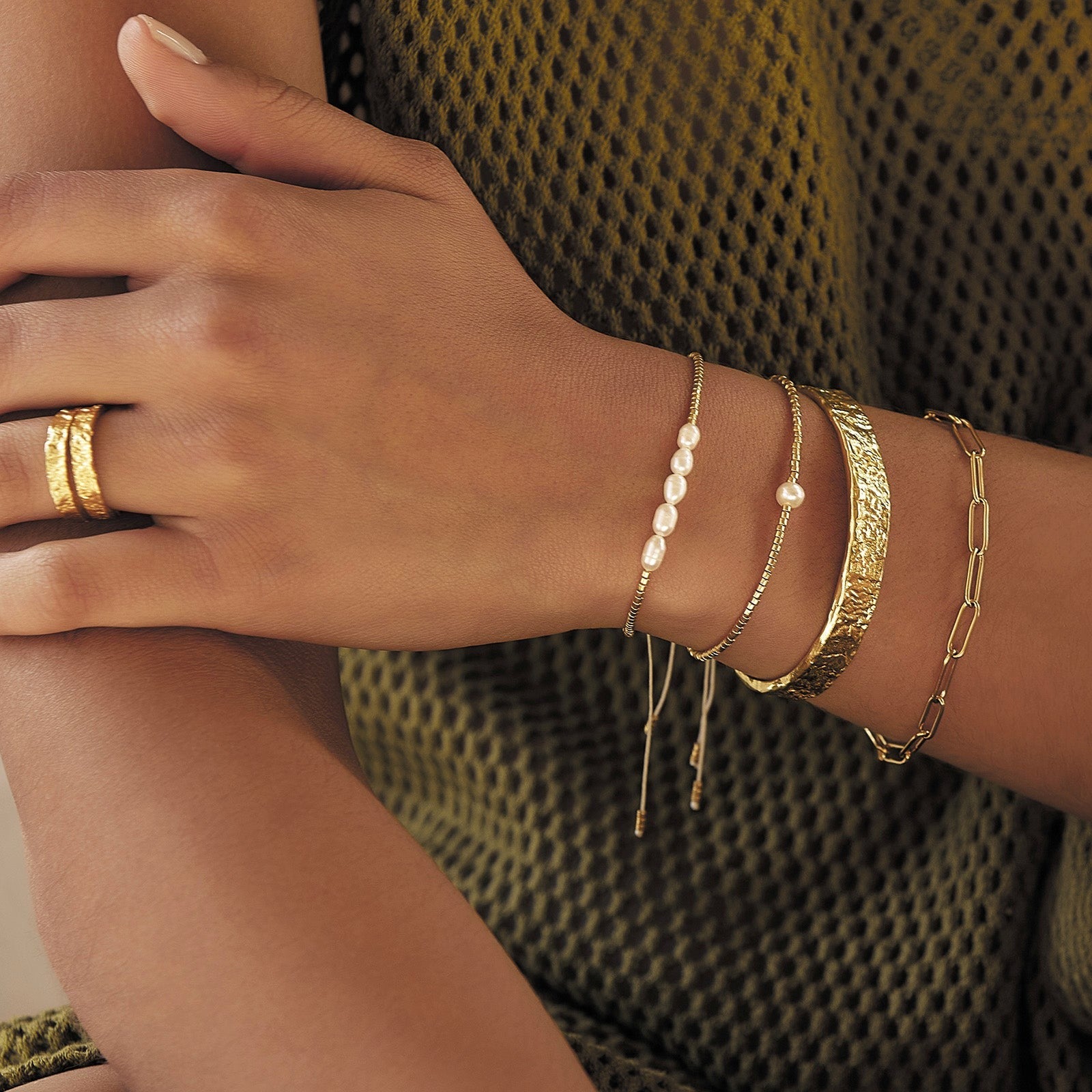 Arms Of Eve | Olivia Gold Cuff Bracelet