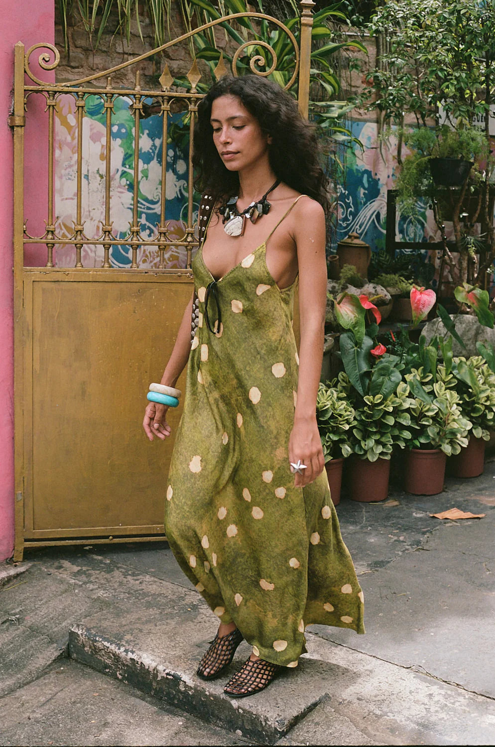 Kinga Csilla | La Oliva Spot Sia Dress