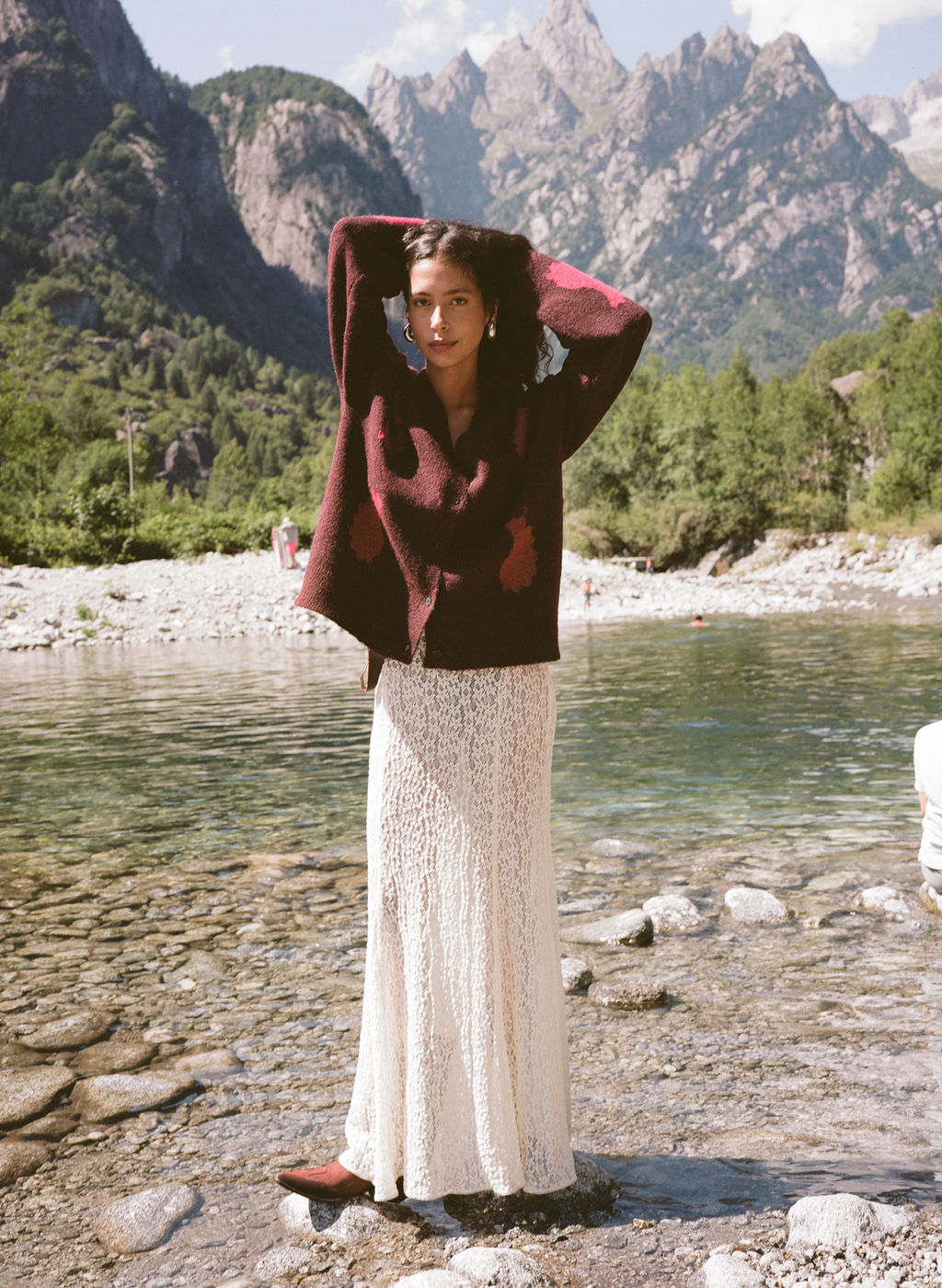 Kinga Csilla | Tarot Lace Mother Maxi Skirt