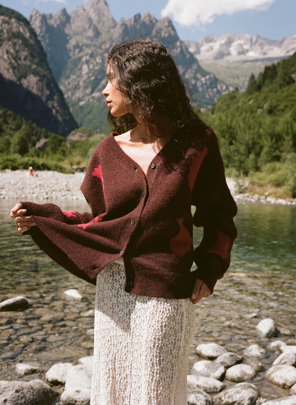 Kinga Csilla Mare Note Cardi | Roze & Thorn