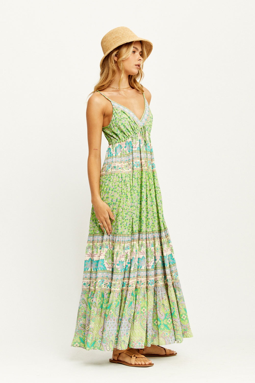 Arnhem | Sacramento Maxi Dress - Apple
