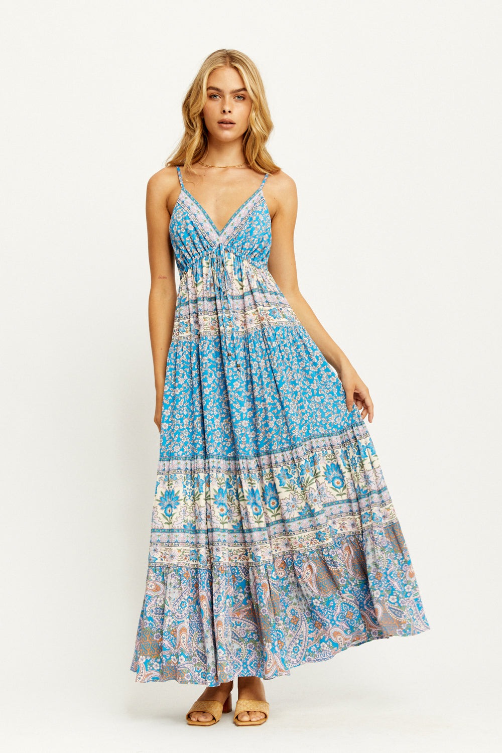 Arnhem | Sacramento Maxi Dress - Ocean
