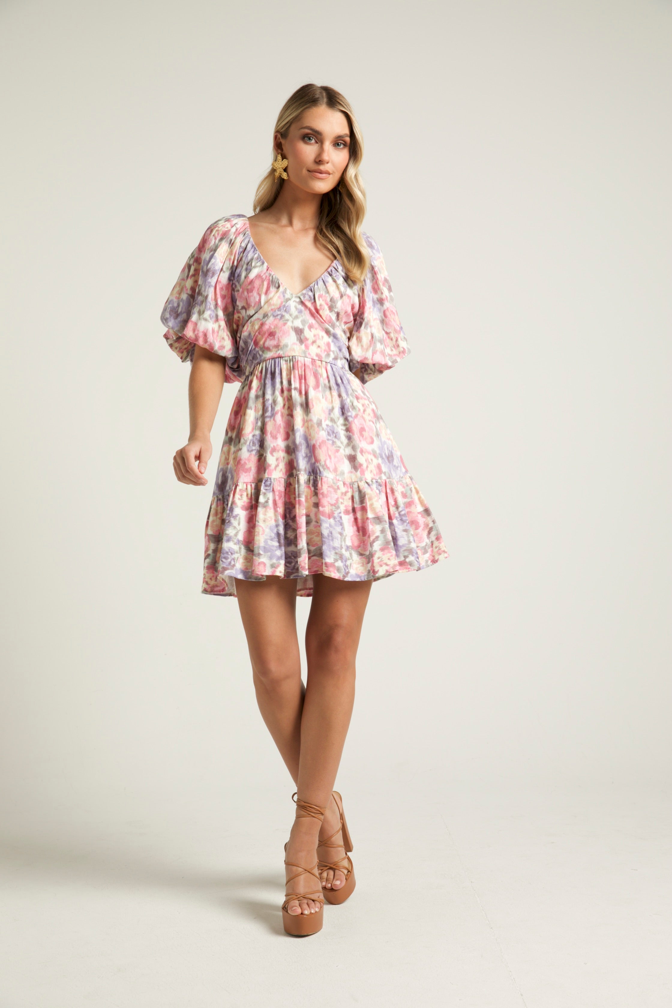 Tallulah Mini Dress - Aurora Print