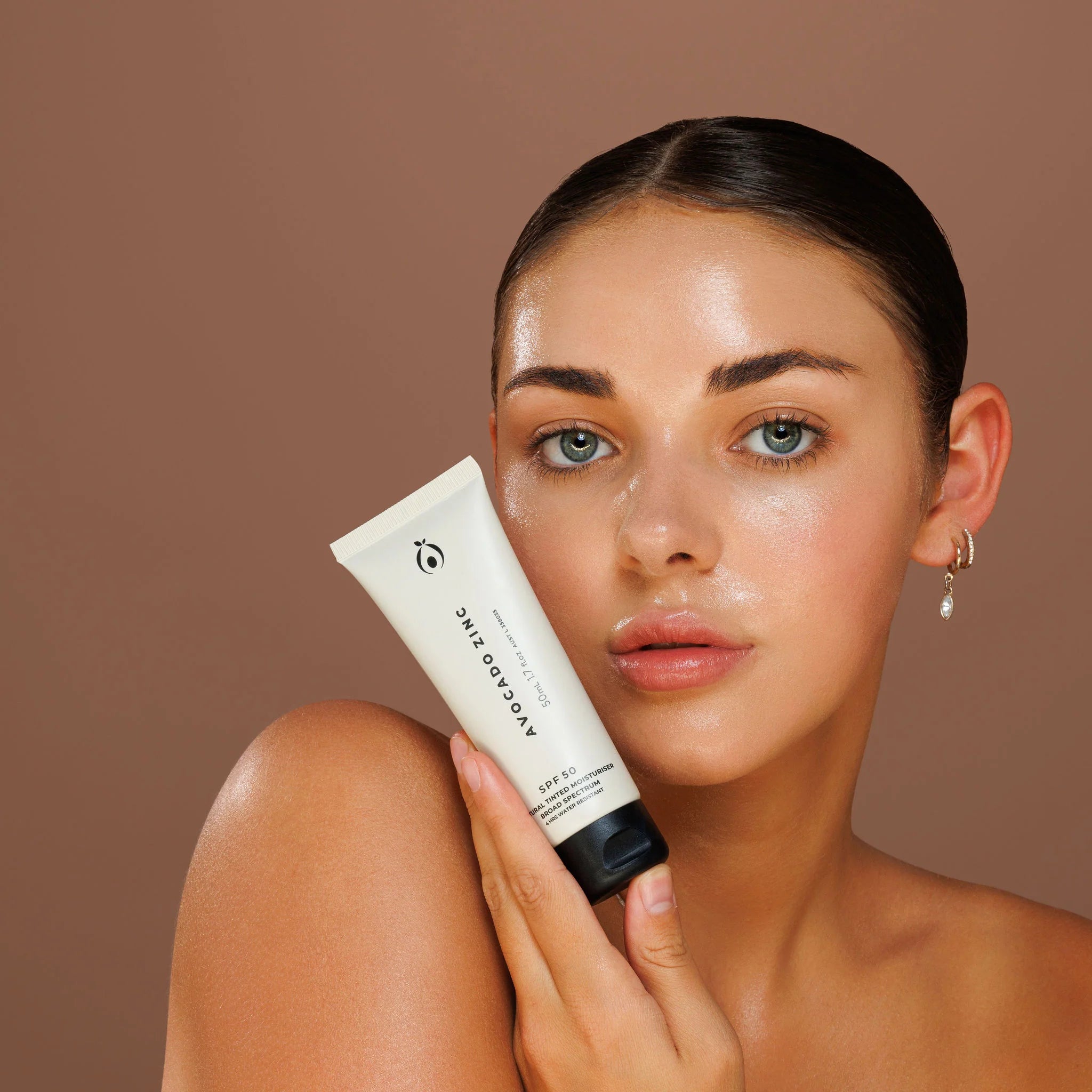 Avocado Zinc | SPF 50 Natural Tinted Moisturiser - Light/Medium