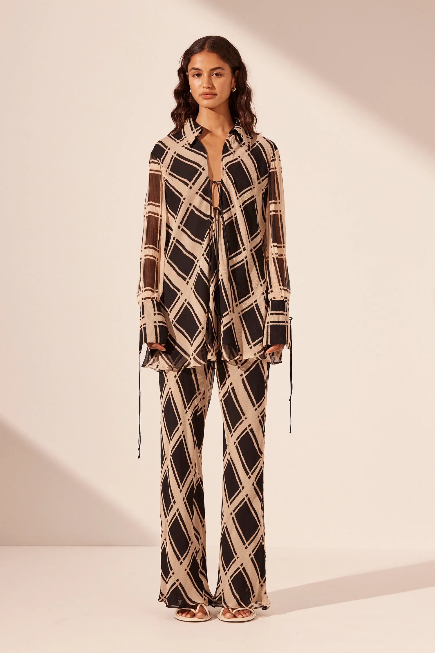 Shona Joy | Rico Bias Cut Flared Pant