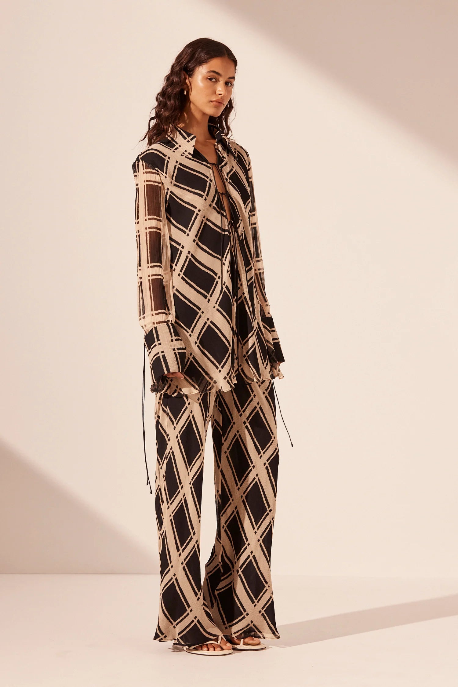 Shona Joy | Rico Bias Cut Flared Pant