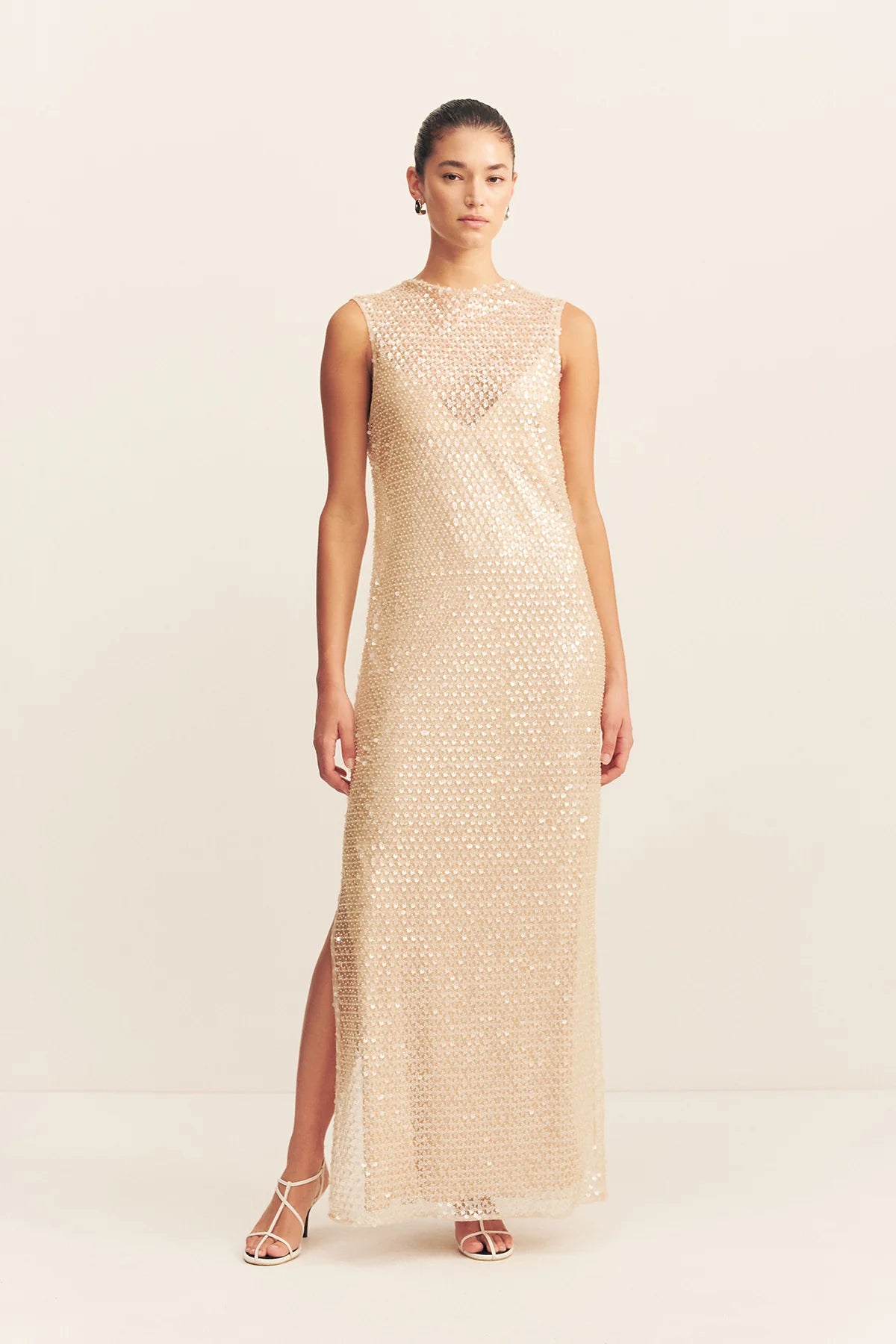 Shona Joy | Everly High Neck Maxi Dress