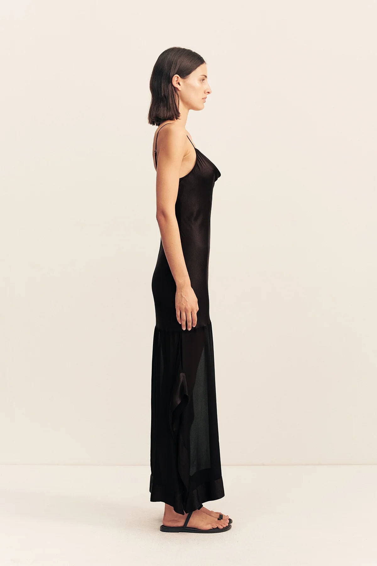 Shona Joy | Edie Cowl Maxi Dress - Black