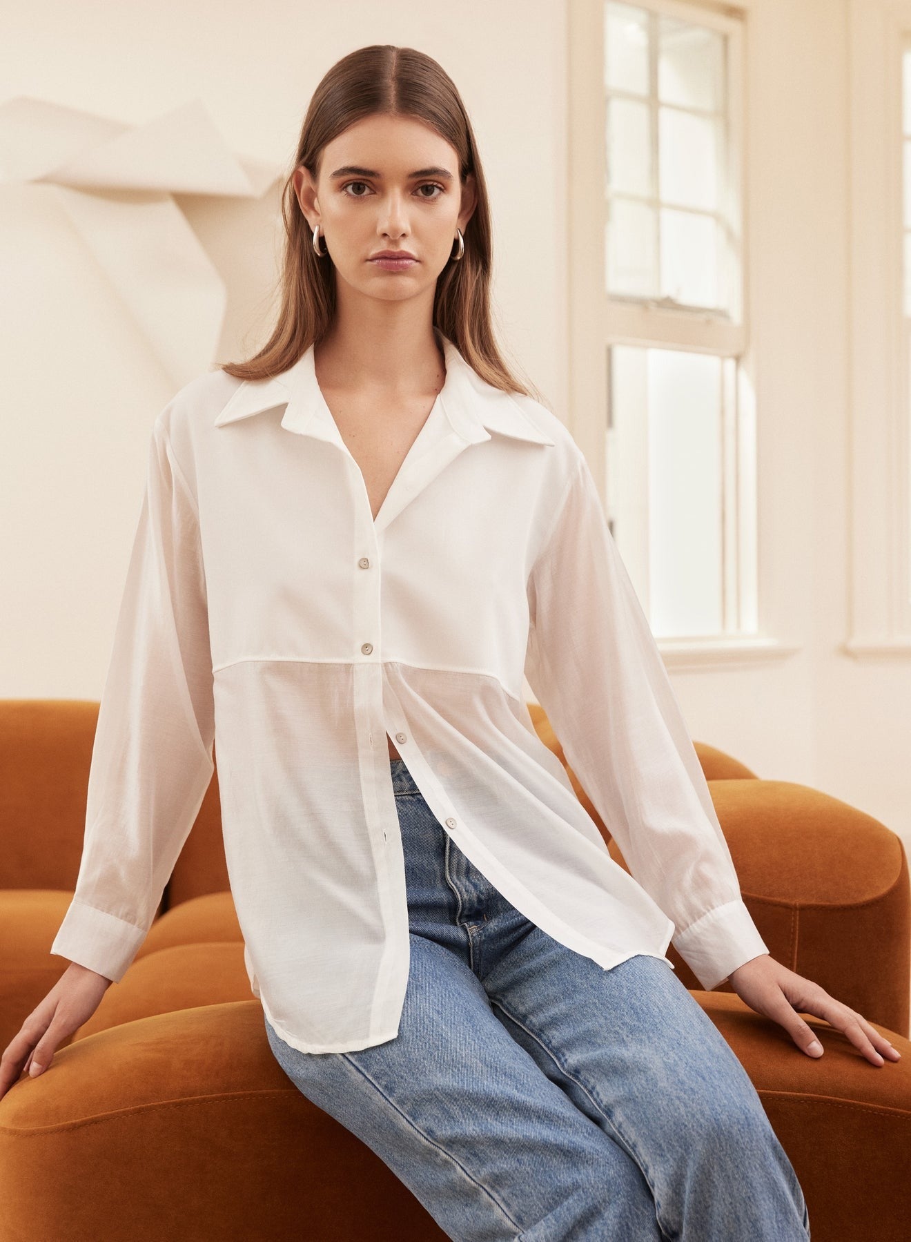 Esmaee | Close to the Edge Shirt - White