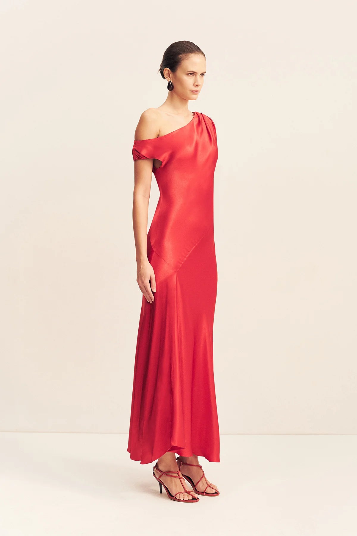 Shona Joy | Tatum Asymmetrical Draped Maxi Dress