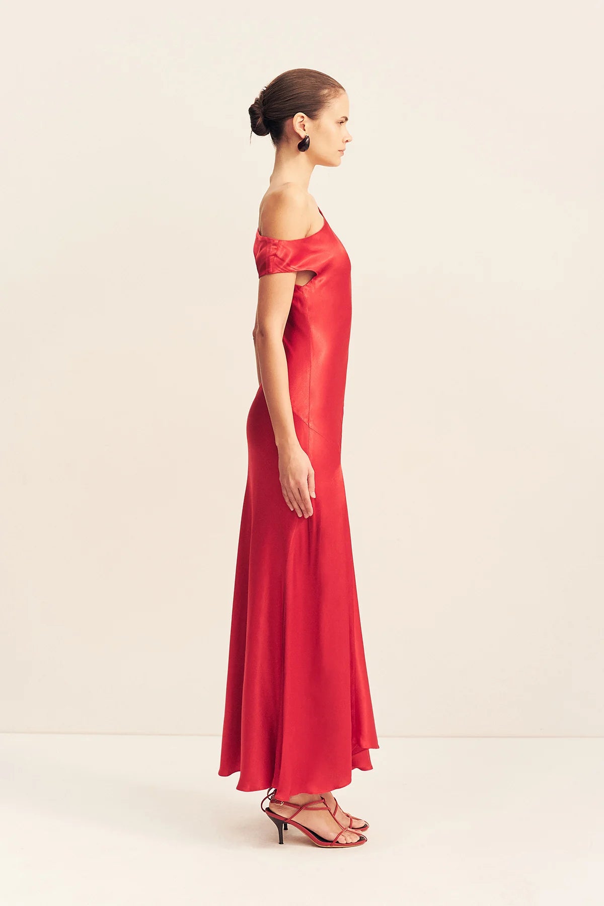 Shona Joy | Tatum Asymmetrical Draped Maxi Dress