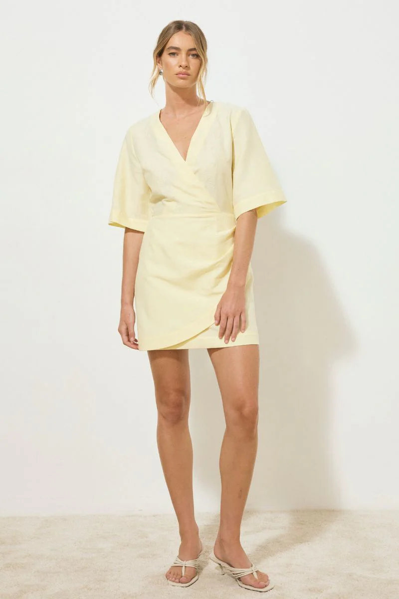 Mon Renn Rosario Mini Dress Butter
