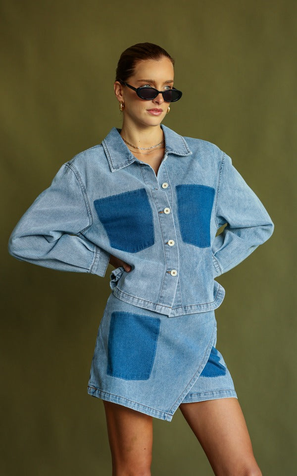 Araminta James | Dee Denim Shirt Denim Blue