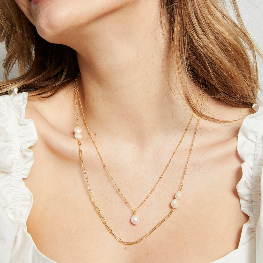 Rylee Necklace - Pearl