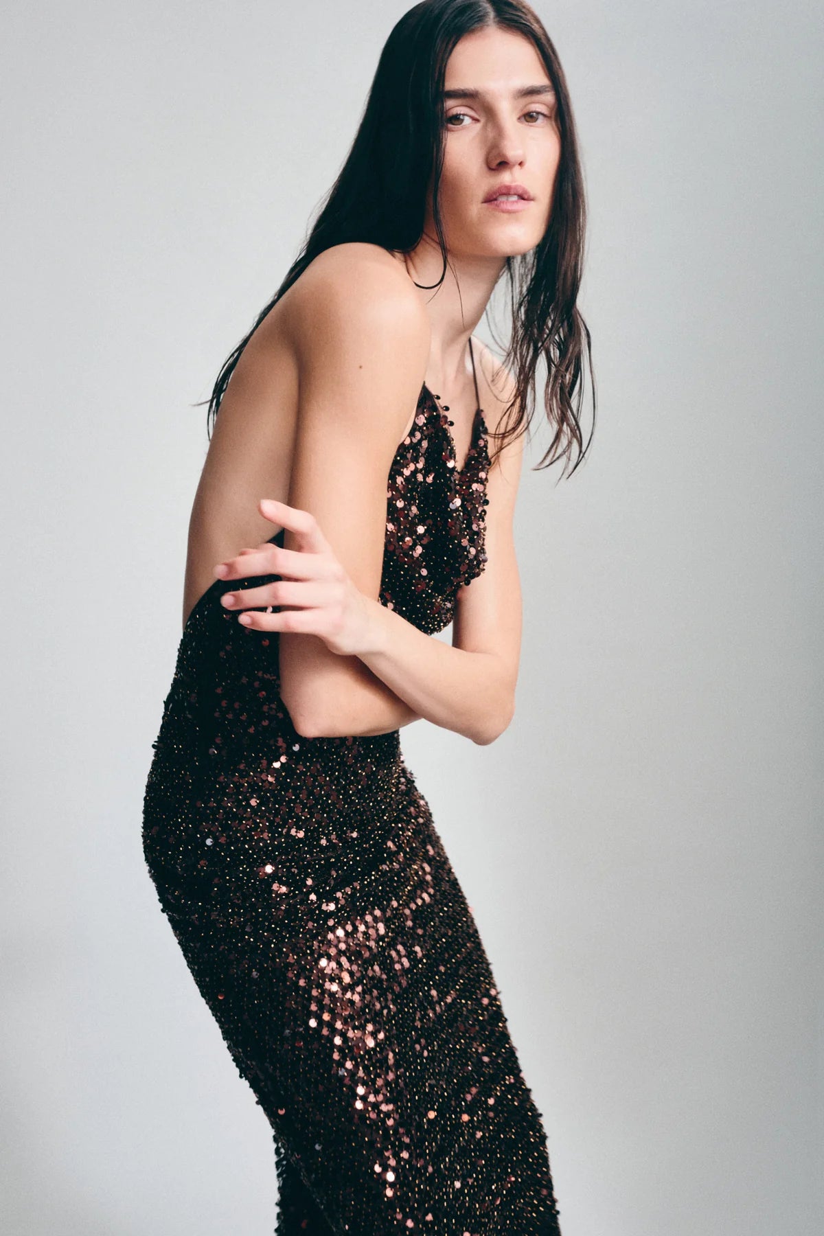 Shona Joy | Everly High Cowl Maxi Dress