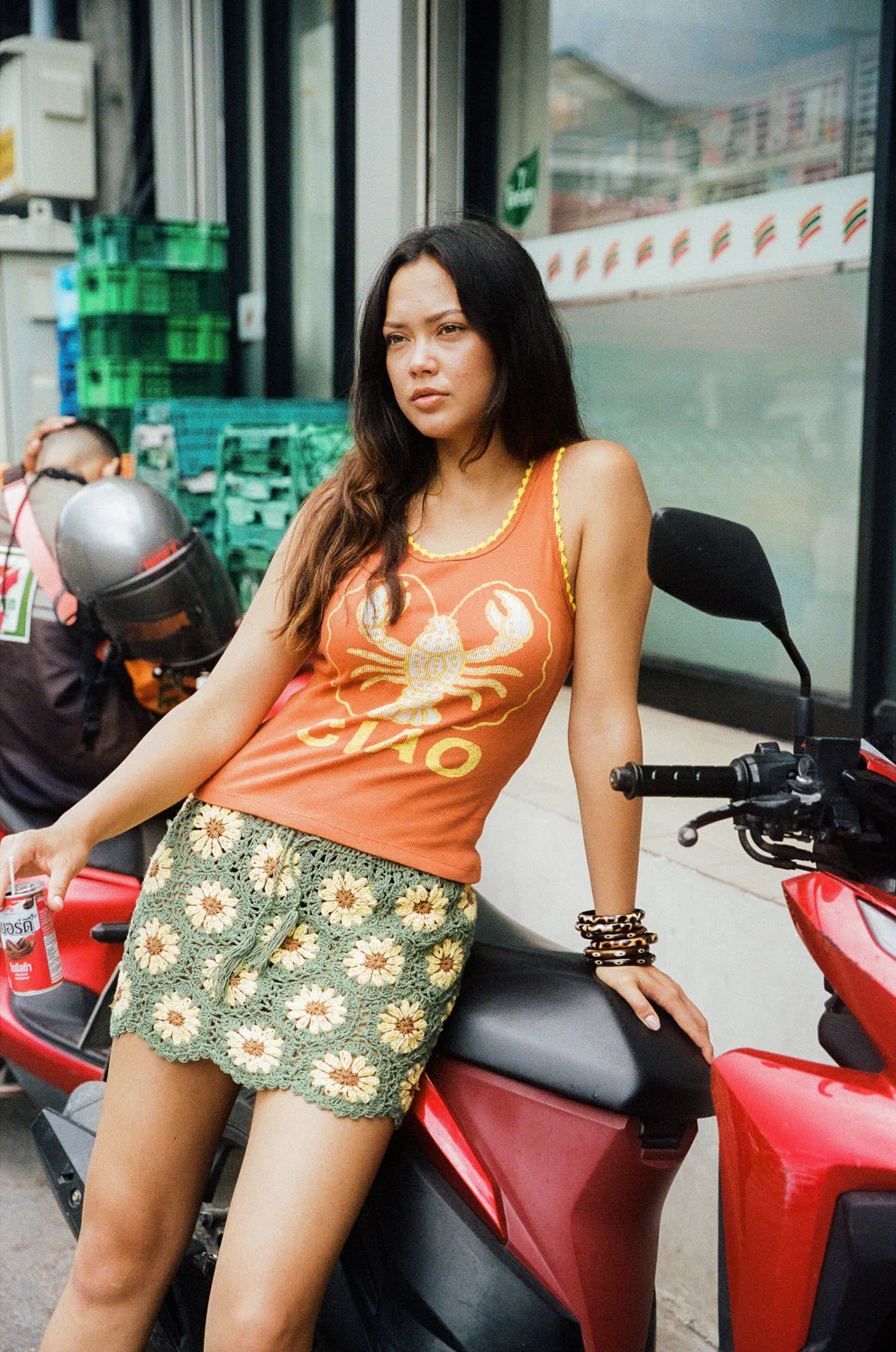 Ciao Ciao Vacation | Milos Lobster Rex Tank - Orange Rust