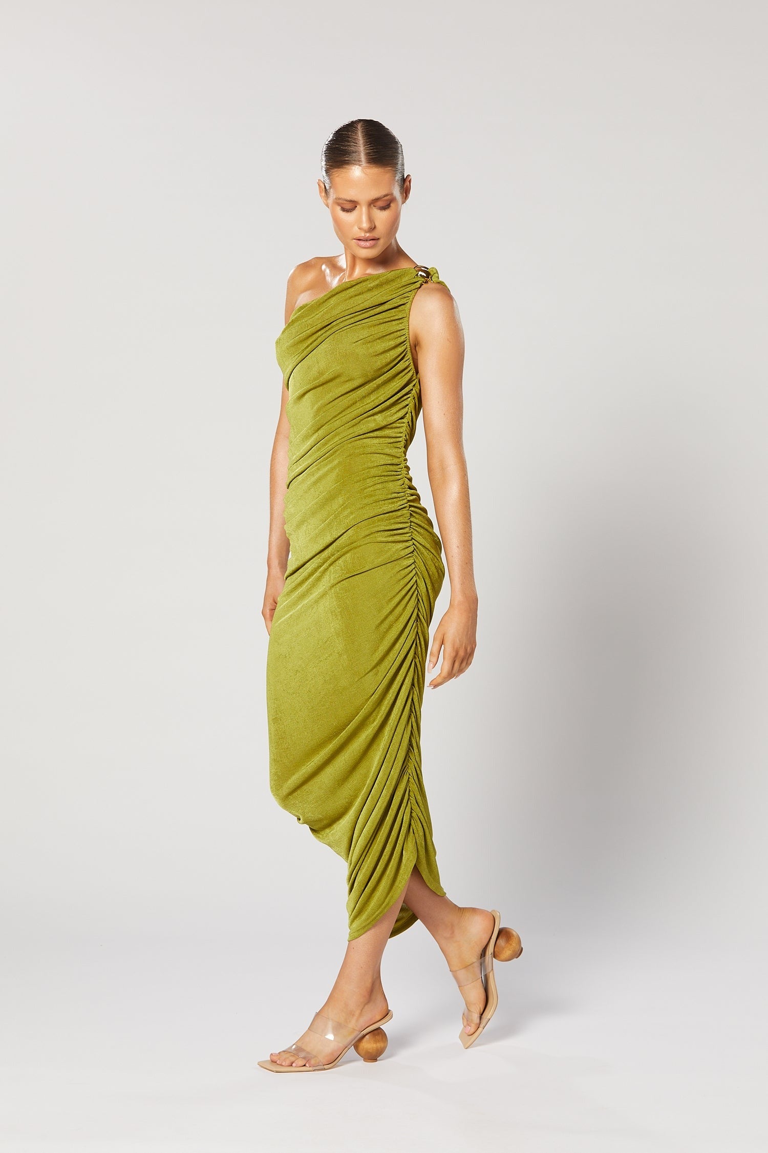 Winona | Valor Midi Dress - Green
