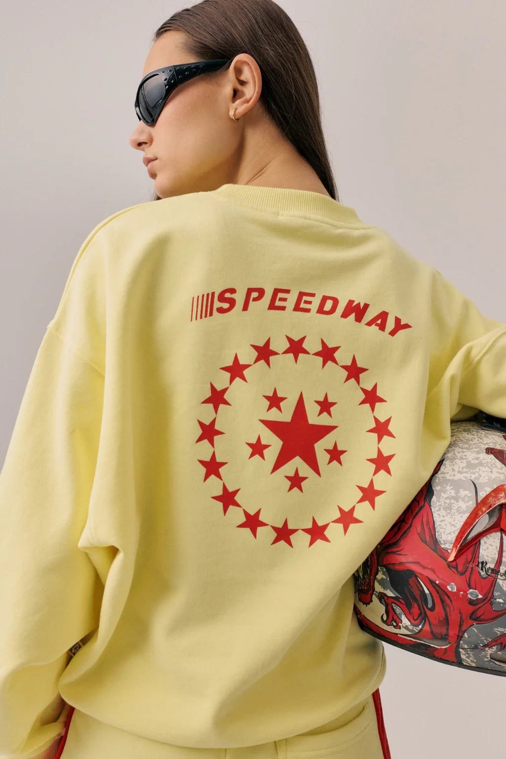 Araminta James | Speedy Sweatshirt Yellow Iris