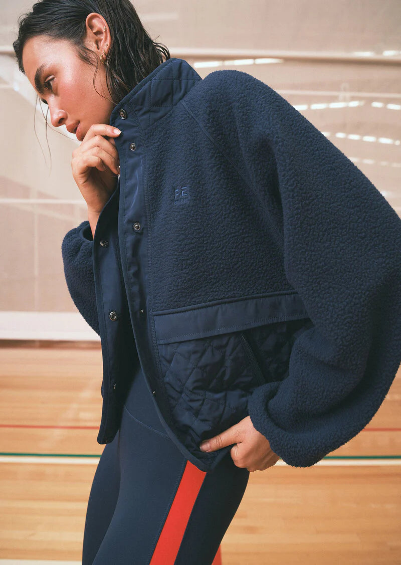 PE Nation | Technique Quilt Jacket - Dark Navy