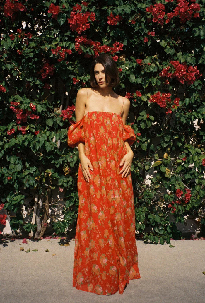 Hansen & Gretel | Vetiver Dress - Climbing Roses