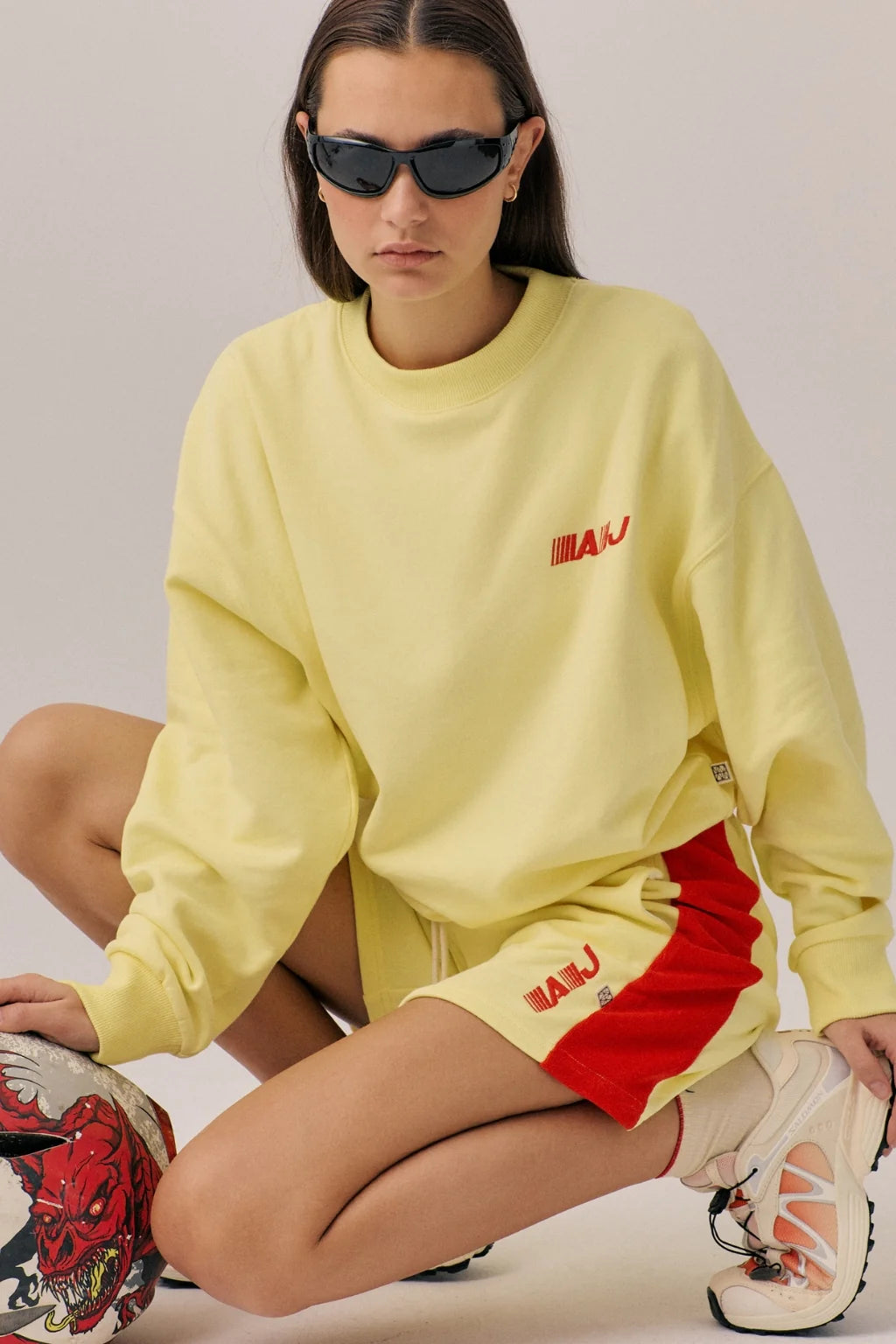 Araminta James | Speedy Sweatshirt Yellow Iris