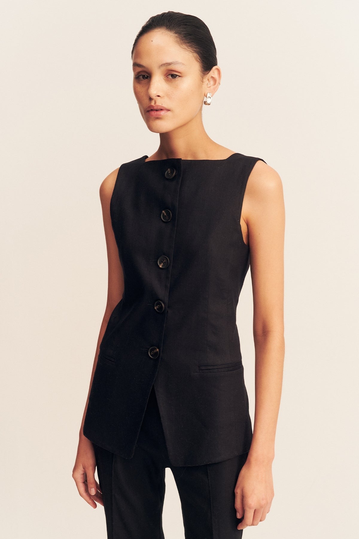 Shona Joy | Kasbah Vest - Black