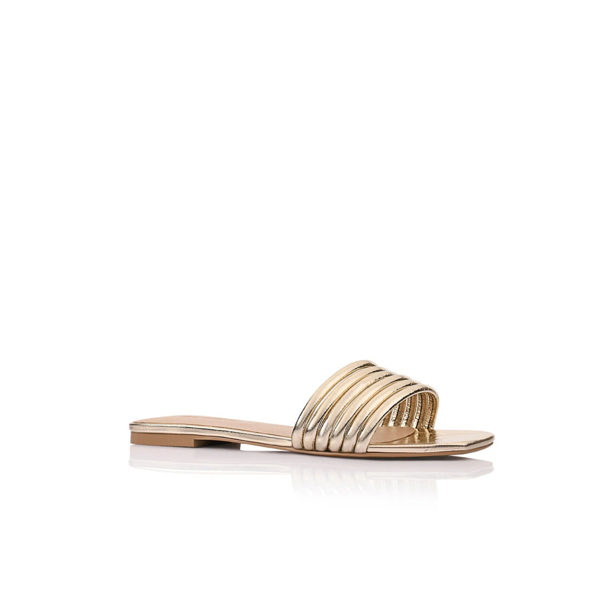 Lana Wilkinson | Cami Flat gold