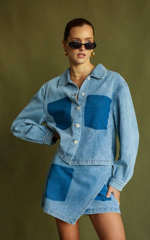 Araminta James | Dee Denim Shirt Denim Blue