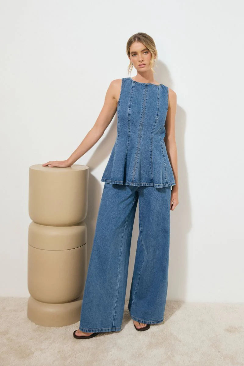 Mon Renn | Nomada Denim Top