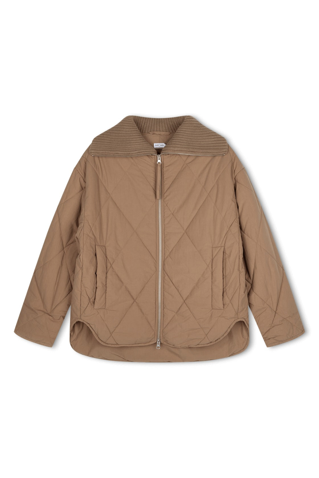 Arcaa Movement | Reece Quilted Jacket - Taupe