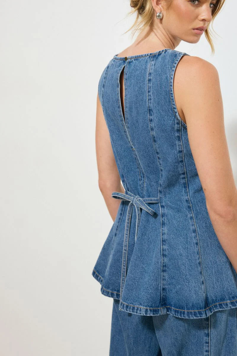 Mon Renn | Nomada Denim Top