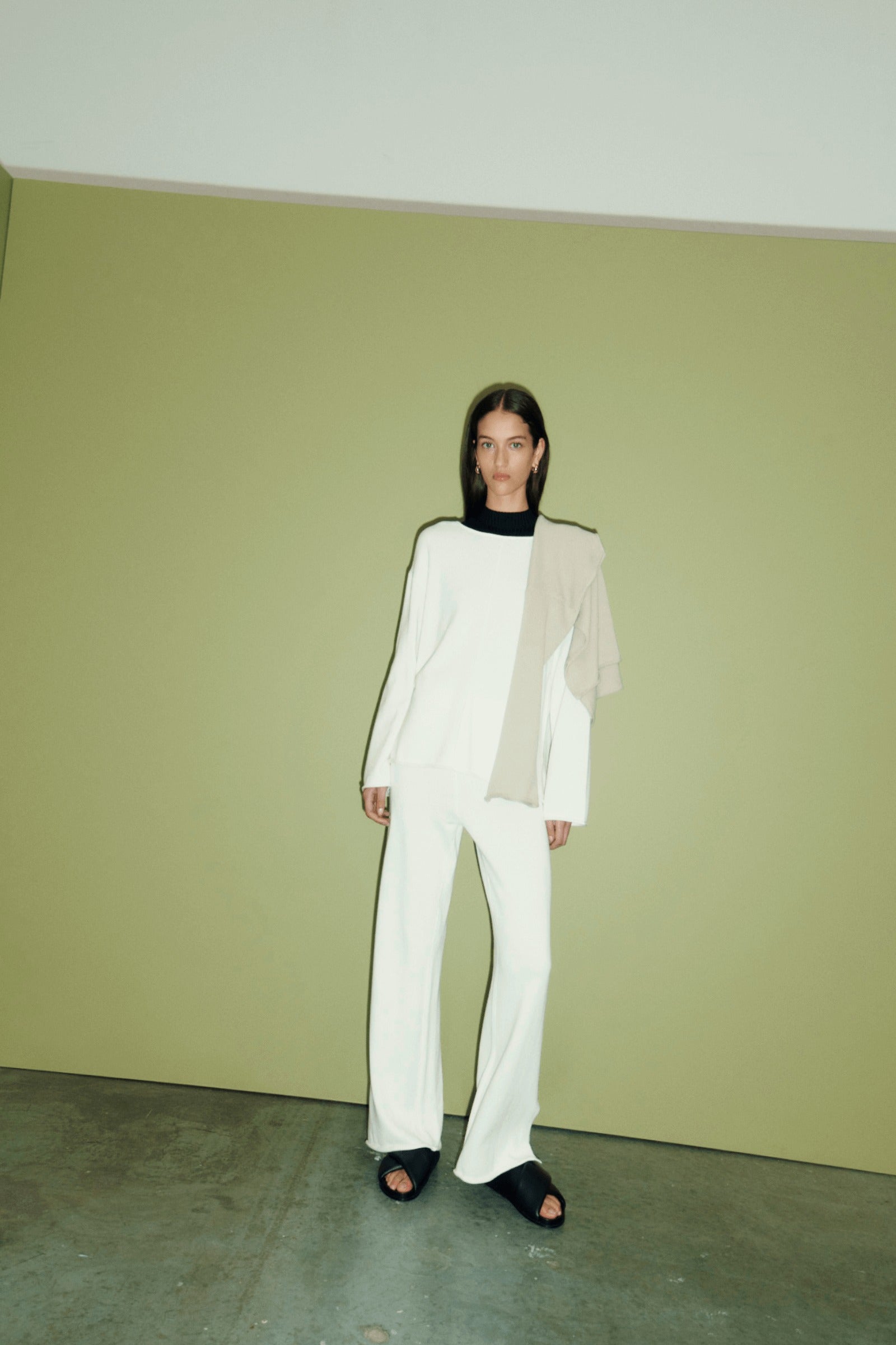 Nude Lucy | Lilou Knit Pant - Salt