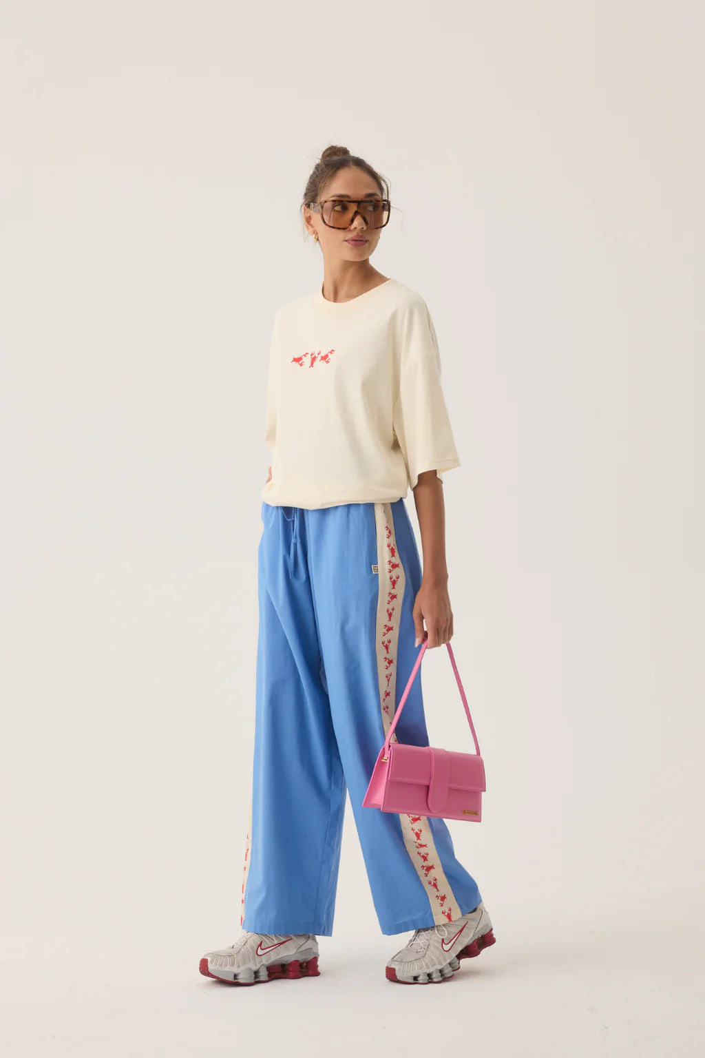 Araminta James | Lobster Oversized Tee Natural