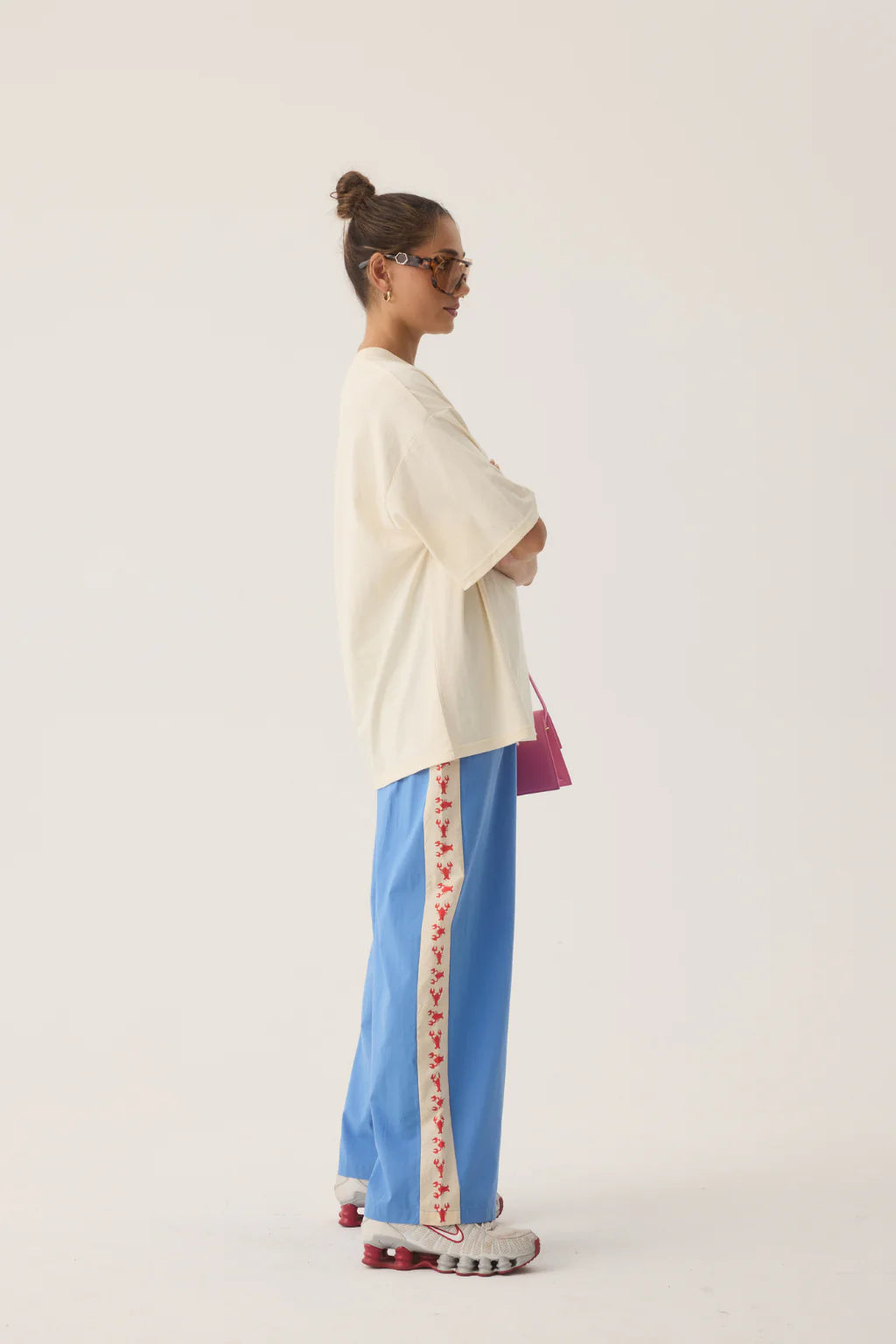 Araminta James | Lobster Oversized Tee Natural