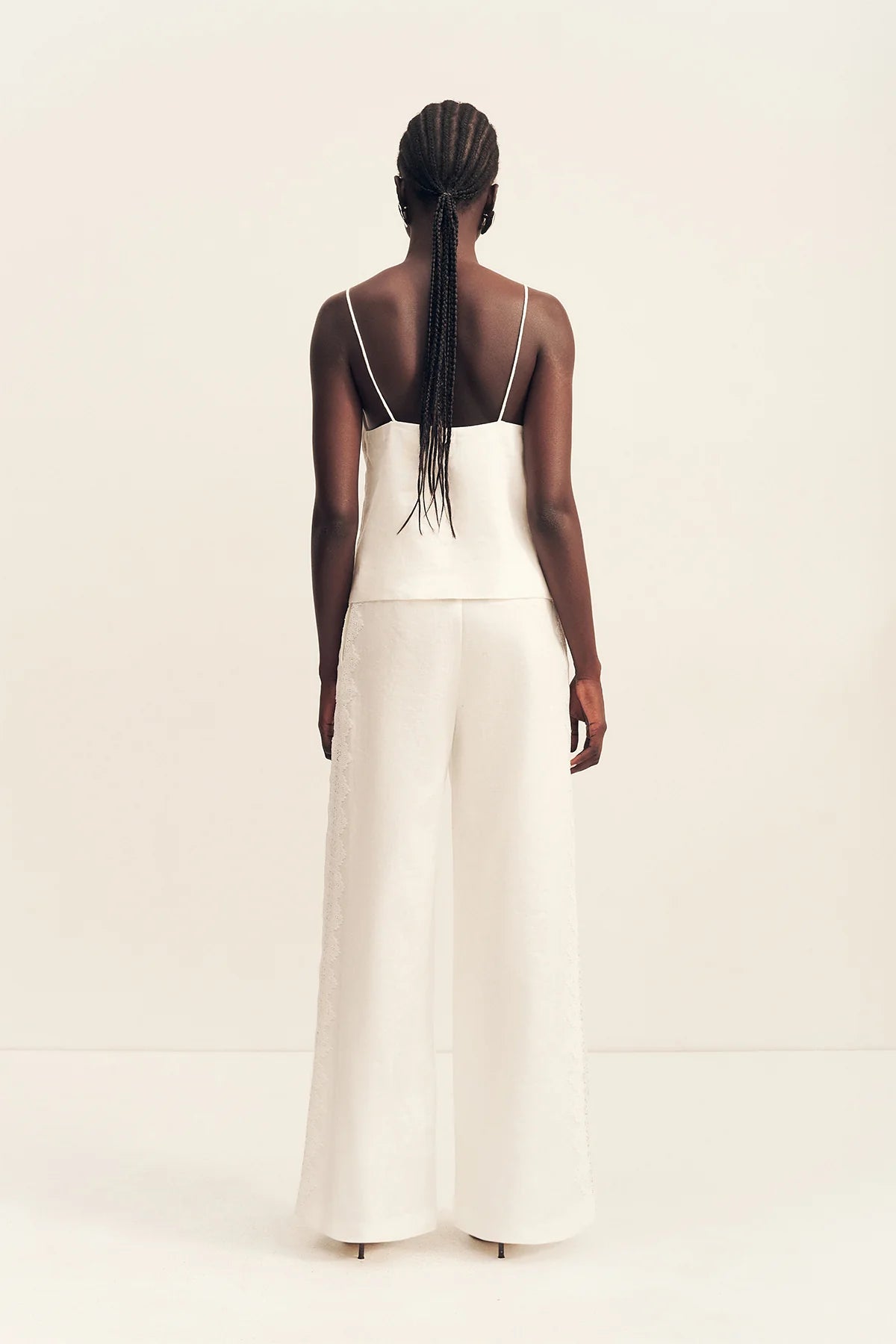 Shona Joy | Toile Lace Cami - Ivory