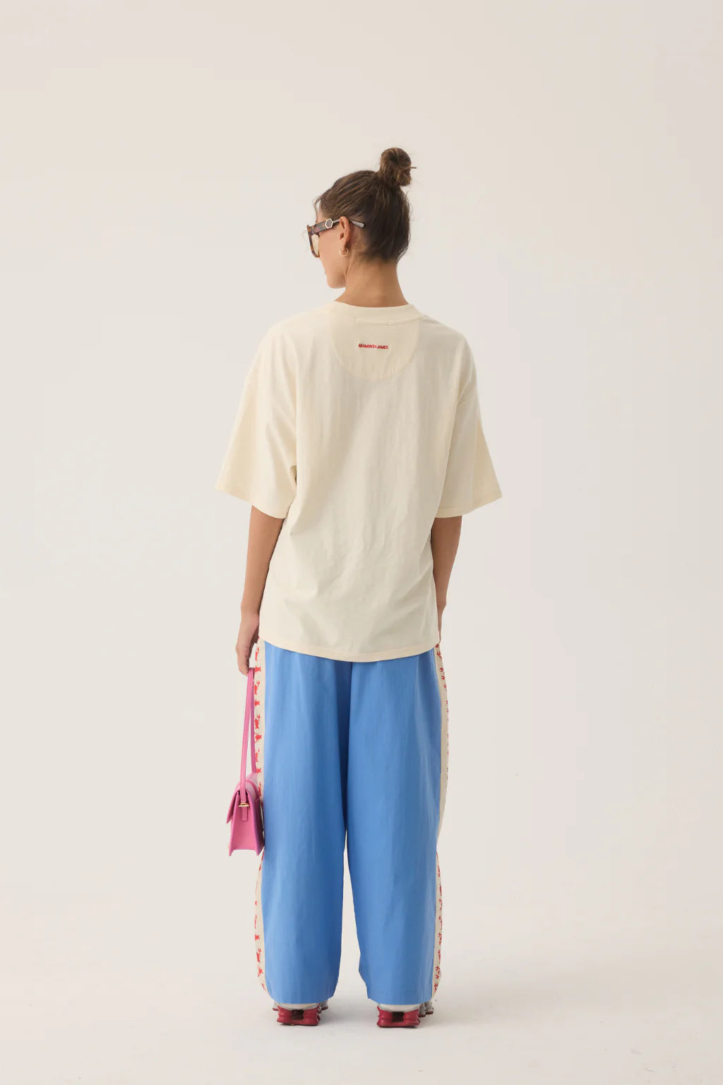 Araminta James | Lobster Oversized Tee Natural