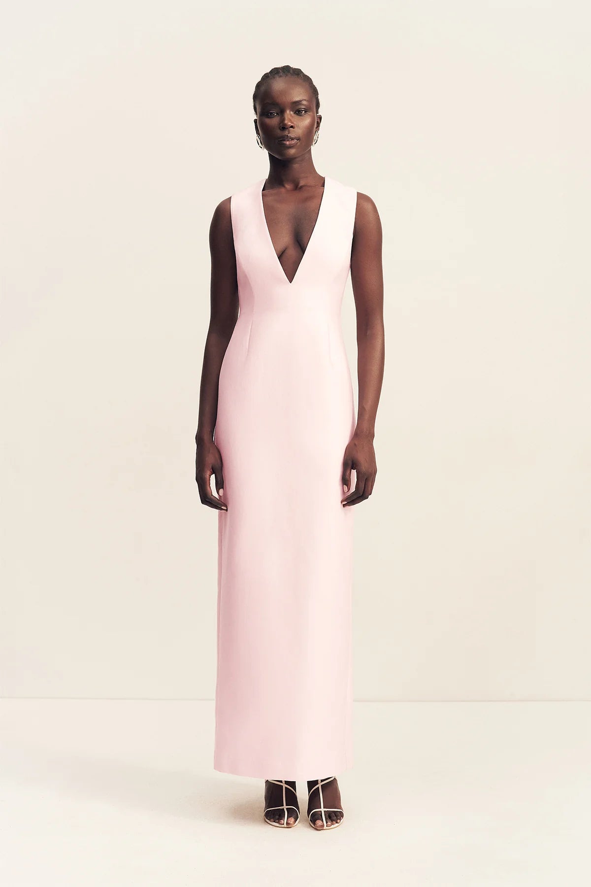 Shona Joy | Otis Plunged Fitted Maxi Dress