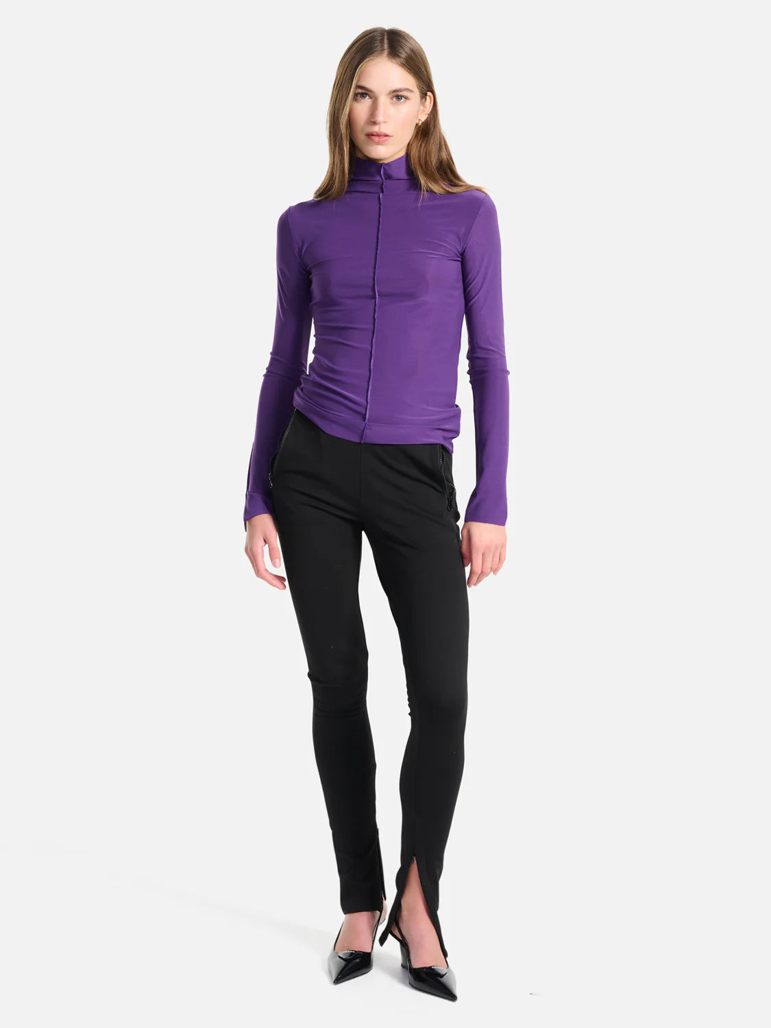 Ena Pelly | Freya Long Sleeve Top - Meadow Violet