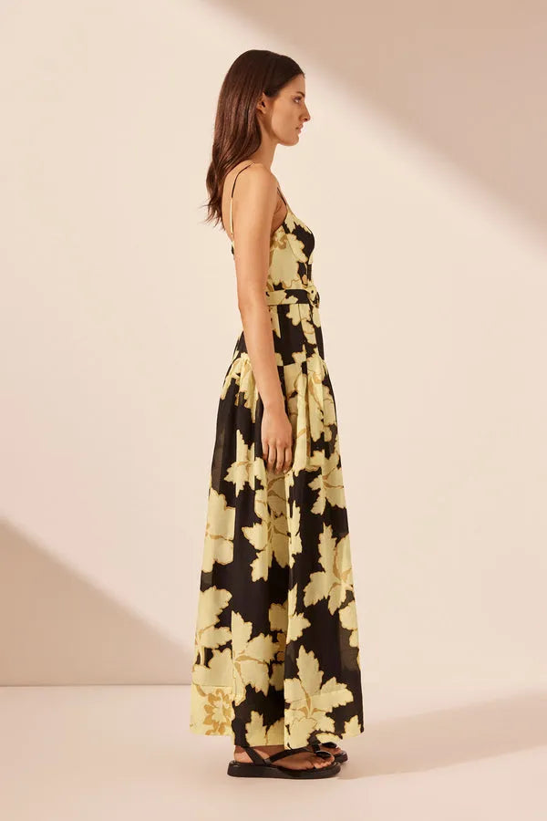 Shona Joy | Lucia Panelled Bustier Maxi Dress