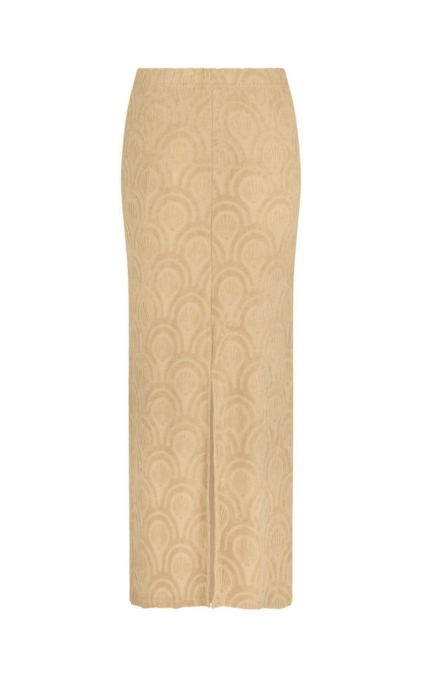 Araminta James | Marrakesh Tile Terry Skirt - Macadamia