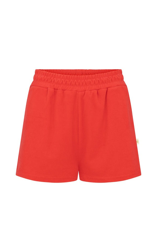 Araminta James | Terry Polo Set Coral