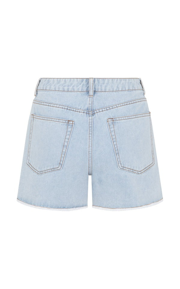Araminta James | Dee Denim Short Washed Blue