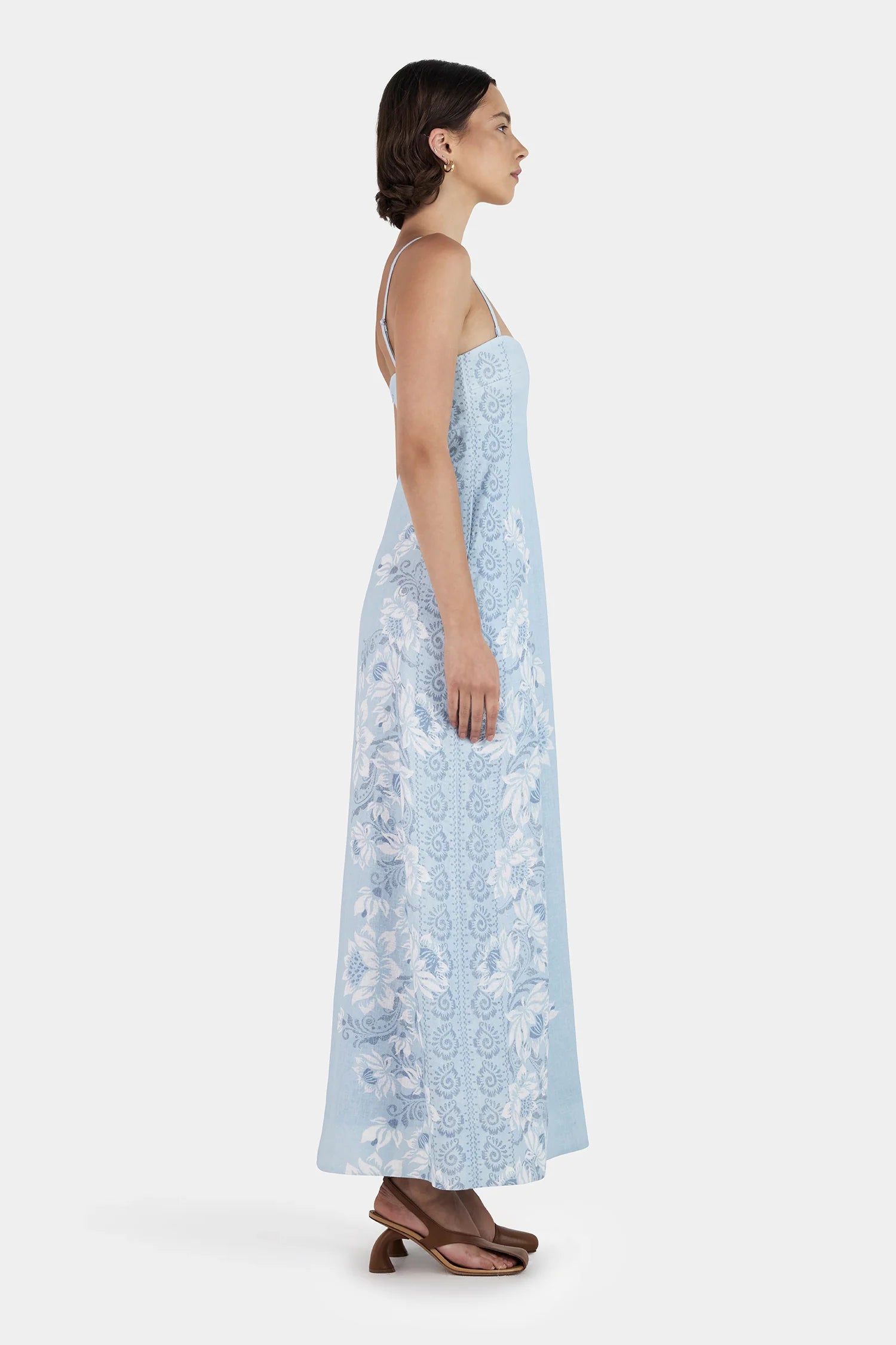 Hansen & Gretel | Alida Linen Maxi Dress - Bells Beach