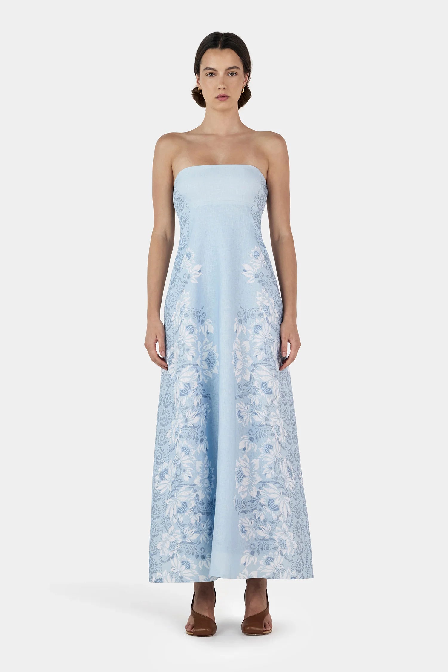 Hansen & Gretel | Alida Linen Maxi Dress - Bells Beach