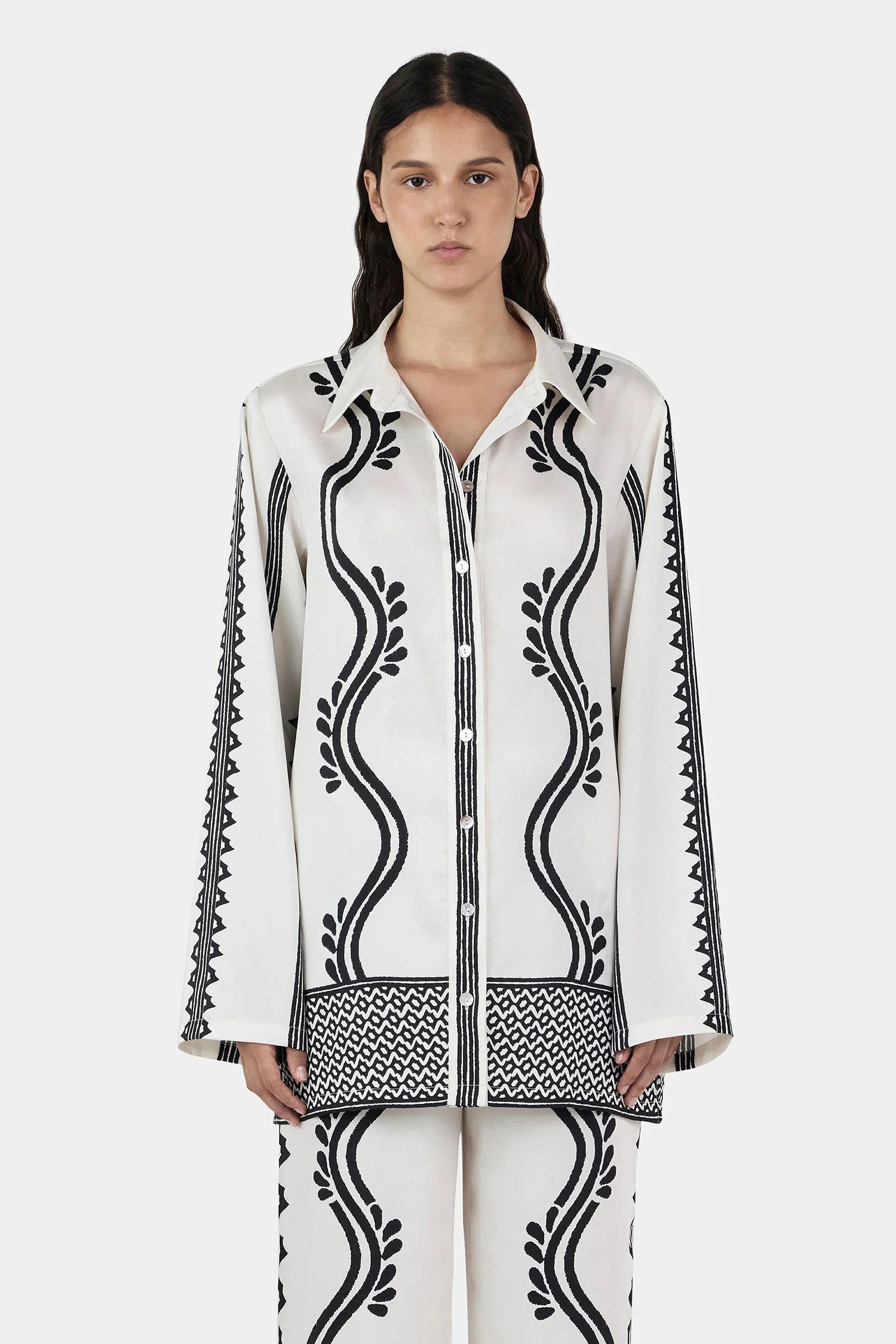 Hansen & Gretel | Allora Shirt - Geo Waves