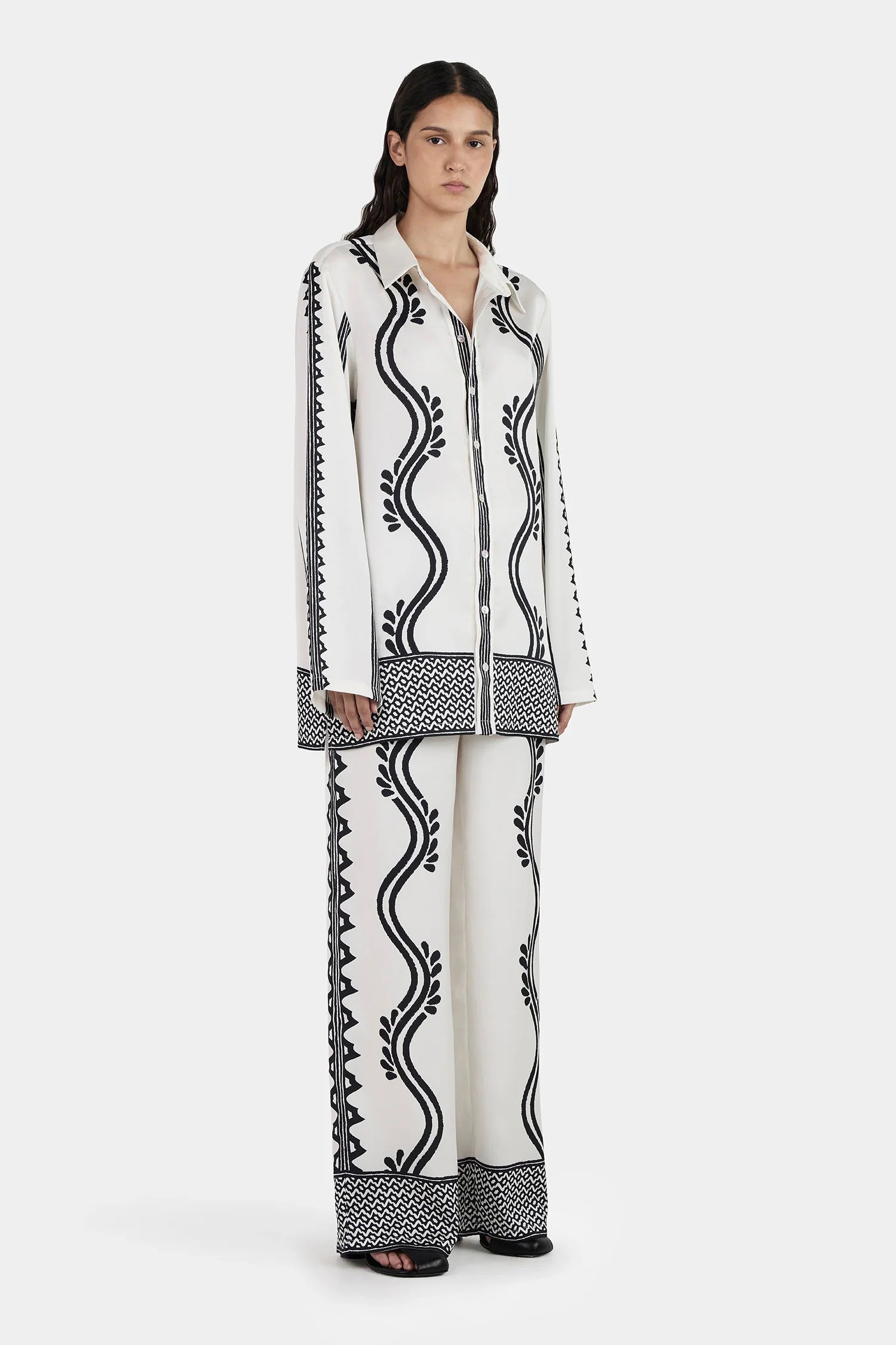 Hansen & Gretel | Allora Shirt - Geo Waves