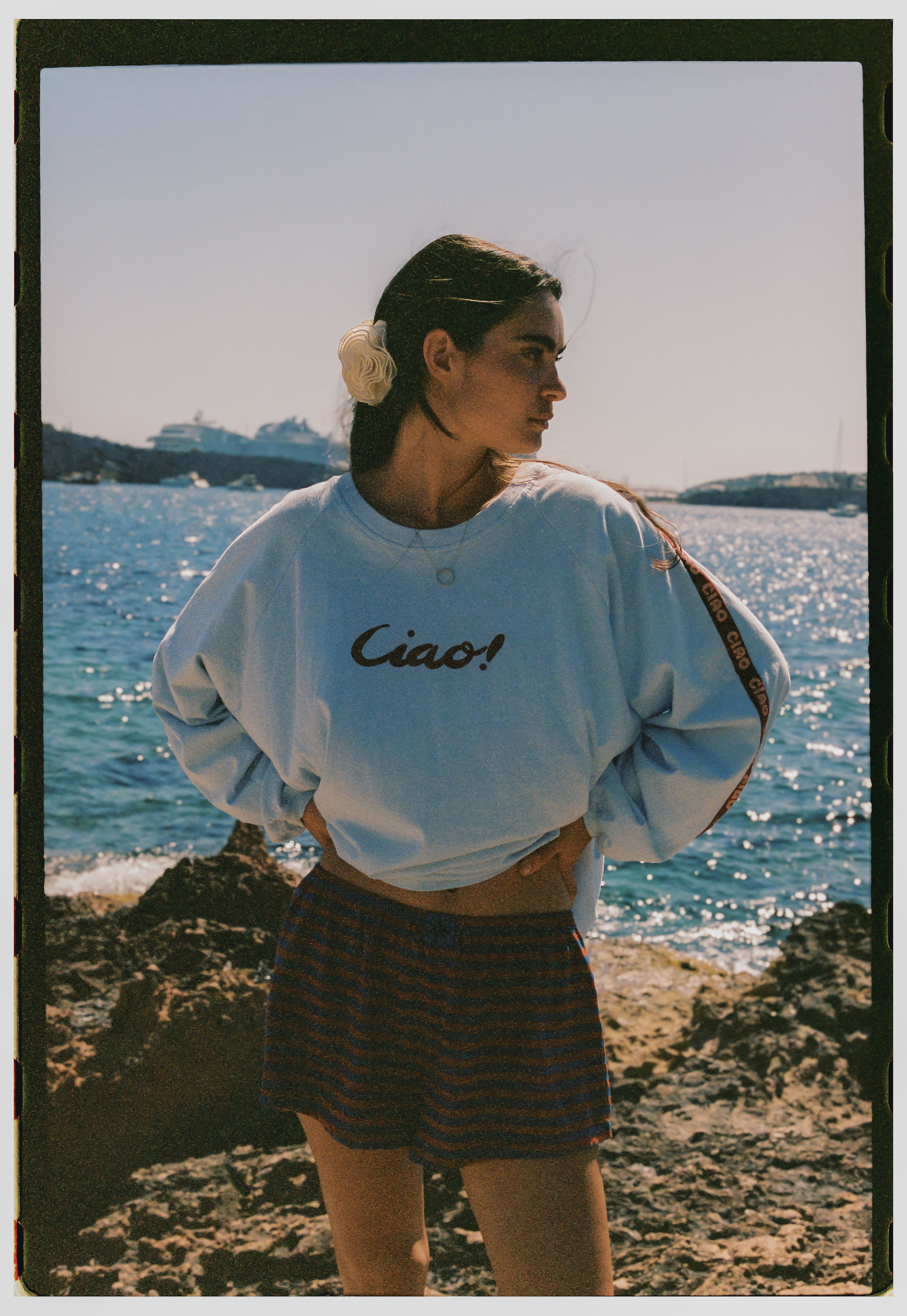 Ciao Ciao Vacation | Pomodoro Stripe Aria Short